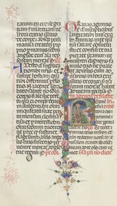 Missale: Fol. 387v: La morte rappresentata come uno scheletro con una falce, 1469 da Bartolomeo Caporali