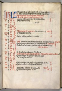Messale: Fol. 7r: Pagina del calendario di settembre da Bartolomeo Caporali