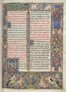 Missale: Fol. 9: Ordo Missalis con bordi completi, 1469