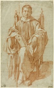 Giovane seduto con l