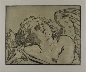 Busto di Cupido addormentato