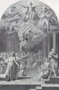 Tavola 40: la divisione degli eletti dai reprobi, 1756 da Bartolomeo Crivellari, Gabriel Söderling