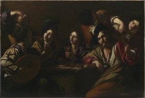 Scena di taverna, ca 1619