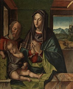 Sacra Famiglia, c.1500 da Bartolomeo Montagna