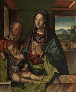 Sacra Famiglia, c.1500 da Bartolomeo Montagna