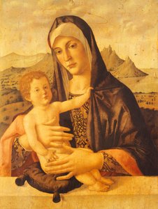 Madonna con Bambino seduta, di Bartolomeo Montagna (circa 1450-1523)
