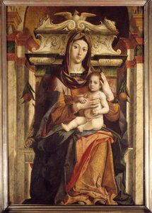 La Vergine e il Bambino Dipinto di Bartolomeo Montagna da Bartolomeo Montagna