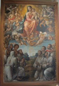 Bartolomeo neroni detto il riccio, madonna con i confratellid ella compagnia