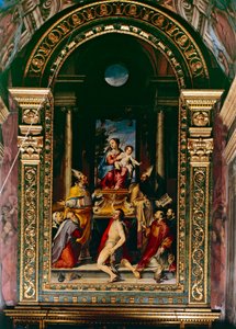 Madonna col Bambino in trono con Sant
