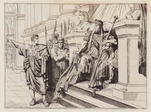 Appio Claudio inviato da Lucullo alla corte di Tigrane il Grande (acquaforte) da Bartolomeo Pinelli