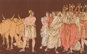 Cincinnato chiamato a essere dittatore da Bartolomeo Pinelli