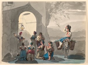 Disegno, Ave Maria a Tivoli, 1807-08