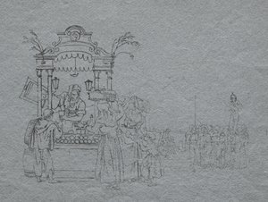 Venditore di Frutta da Bartolomeo Pinelli