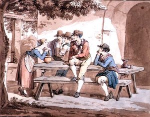 Sotto il pergolato da Bartolomeo Pinelli