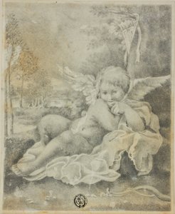 Cupido in un paesaggio da Bartolomeo Schedoni