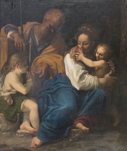 Sacra Famiglia e San Giovanni Battista da Bartolomeo Schedoni