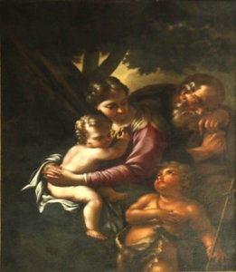La Sacra Famiglia e San Giovanni. da Bartolomeo Schedoni