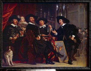 I sindaci dei balestrieri di San Sebastiano ad Amsterdam da Bartolomeus van der Helst