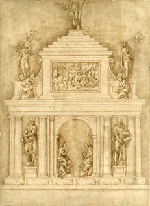 Progetto per le sepolture di Leone X e Clemente VII da Bartolommeo Bandinelli