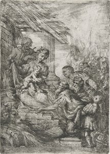 Adorazione dei Magi (dopo il 1657) da Bartolommeo Biscaino