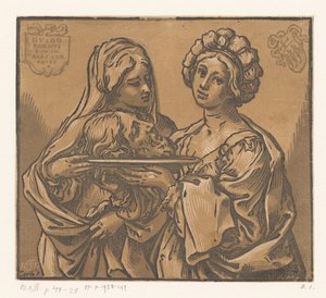 Erodiade e Salomè con la testa di Giovanni Battista da Bartolommeo Coriolano