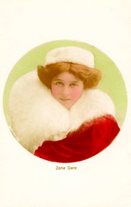 Zena Dare, attrice inglese, inizio XX secolo