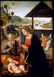 La Natività di Cristo, fine 15° o inizio 16° secolo da Bastiano Mainardi