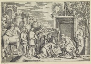 Adorazione dei Magi da Battista Franco