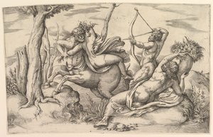 Il rapimento di Deianira da Battista Franco Veneziano