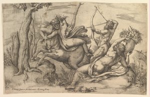 Il rapimento di Deianira da Battista Franco Veneziano