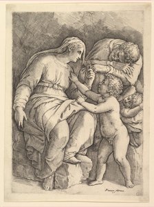La Sacra Famiglia da Battista Franco Veneziano