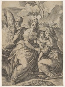 Madonna col Bambino e Santi dopo Parmigianino