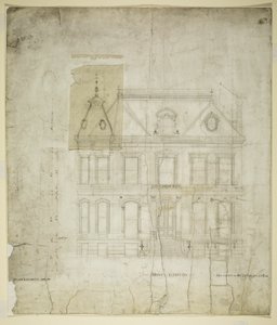 Casa di Peter Schuttler II, Chicago, Illinois, prospetto frontale