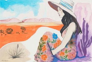 Sogno floreale nel deserto