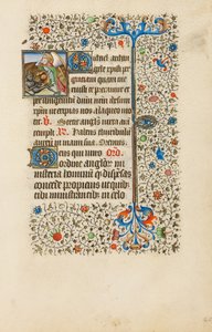 San Michele in lotta con il diavolo da Bedford Master