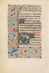 La lapidazione di Santo Stefano da Bedford Master