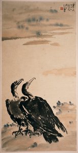 Due cormorani da Beihong Xu