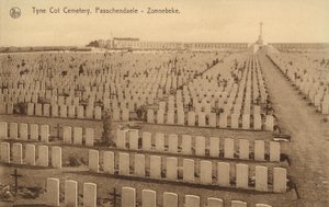 Cimitero di Tyne Cot a Passchendaele da Belgian Photographer