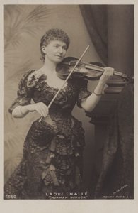 Wilma Neruda, Lady Halle, violinista morava da Belgian Photographer