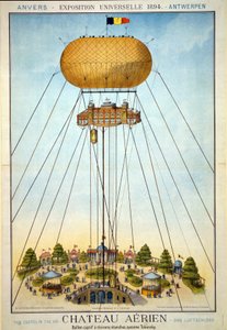 Chateau aereo, Esposizione Universale, 1894 da Belgian School
