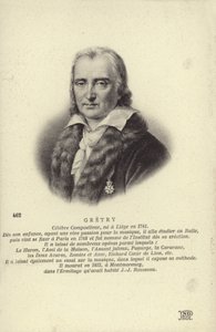 André Grétry, compositore belga (1741-1813) da Belgian School