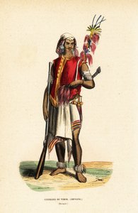 Guerriero Atoni di Kupang, Timor Occidentale, Indonesia da Belgian School