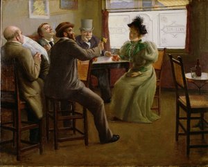 Interno di un bar, c.1880 da Belgian School