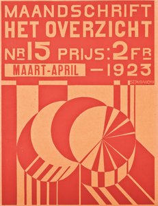 Copertina per il numero di marzo-aprile 1923 della rivista "Het Overzicht", 1923 da Belgian School