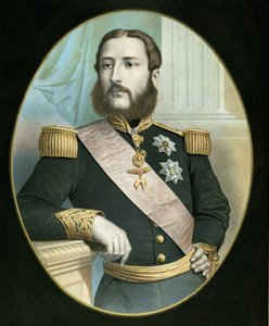 Leopoldo II (1835-1909) c.1866-67 da Belgian School