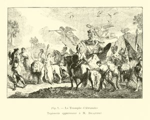 Il trionfo di Alessandro da Belgian School