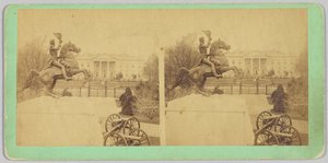 La colossale statua equestre in bronzo del Gen. Andrew Jackson da Bell and Brother