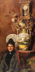 Vaso con fiori da Belmiro de Almeida