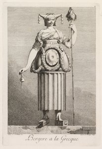 Mascherata alla Greca: Bergère alla Greca, Tavola 4, 1771