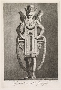 Mascarade à la Grecque: Grenadier à la Grecque Plate 3, 1771